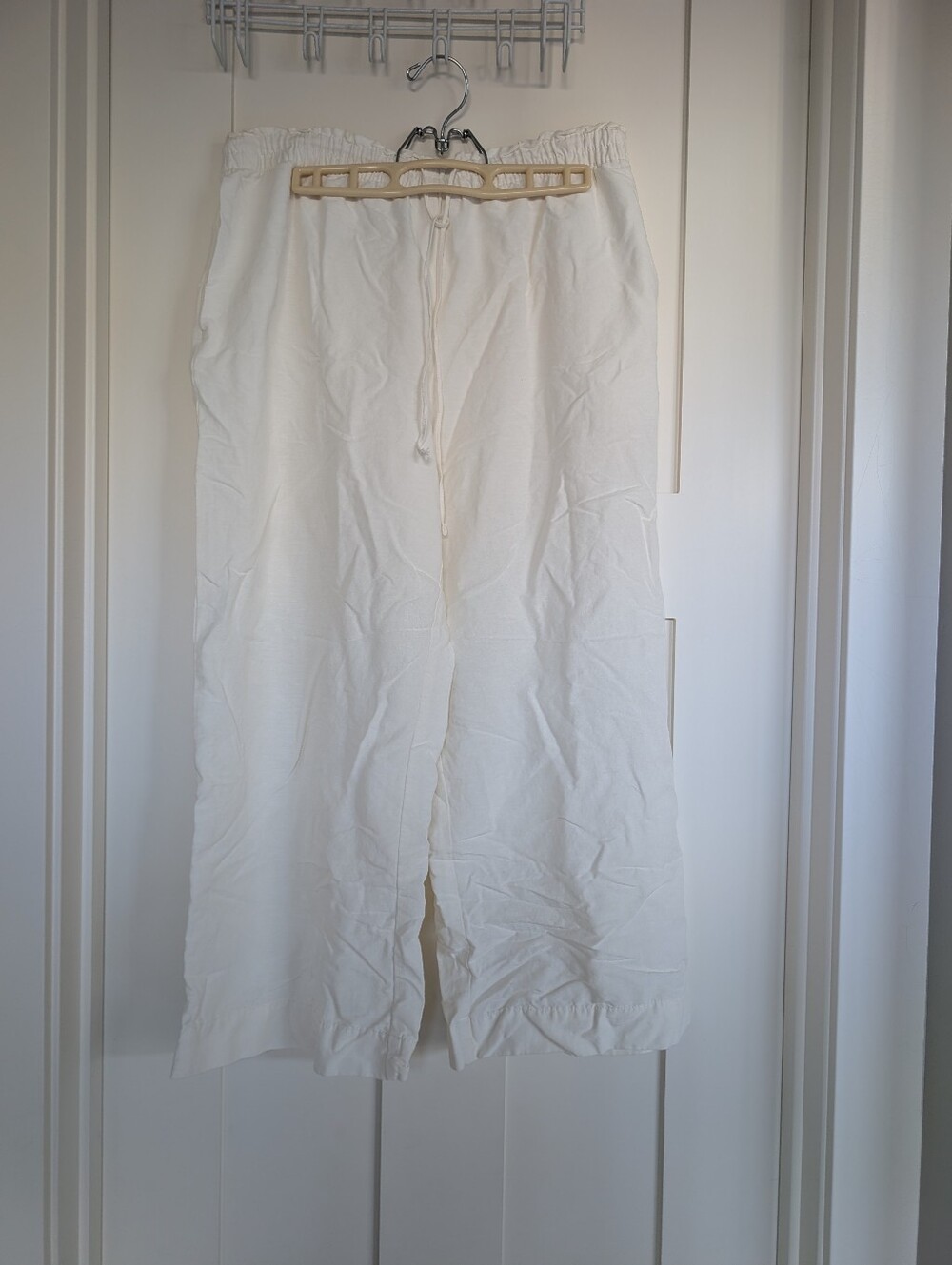 Wide Leg H&M Linen Blend Pant Size Large